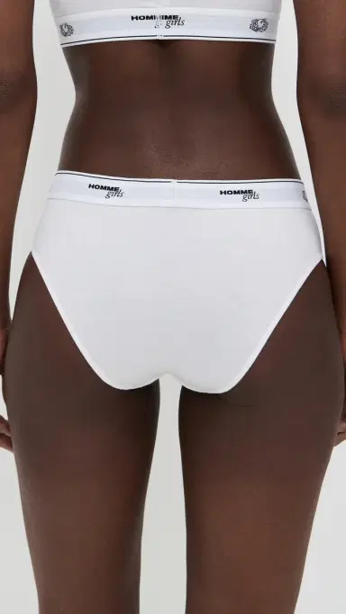 Hommegirls Homme Girls x Fruit of The oom Bikini Briefs 3 Pack Black/Heather Grey/White | Thumbnail 4 Hommegirls Homme Girls x Fruit of The oom Bikini Briefs 3 Pack Black/Heather Grey/White | Thumbnail 4