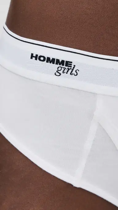 Hommegirls Homme Girls x Fruit of The oom Bikini Briefs 3 Pack Black/Heather Grey/White | Thumbnail 6 Hommegirls Homme Girls x Fruit of The oom Bikini Briefs 3 Pack Black/Heather Grey/White | Thumbnail 6