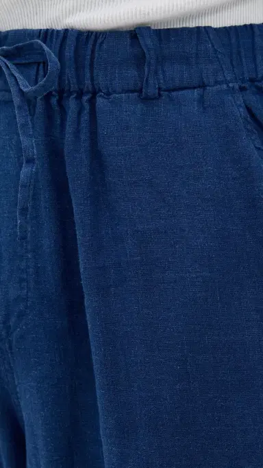 Bather Navy Linen Leisure Pants Navy | Thumbnail 6 Bather Navy Linen Leisure Pants Navy | Thumbnail 6