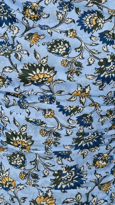 Veronica Beard Jean Sylviani Dress Ice Blue Multi | Thumbnail 6 Veronica Beard Jean Sylviani Dress Ice Blue Multi | Thumbnail 6