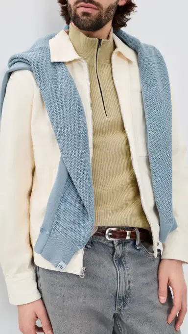 rag & bone Caden Washed Quarter Zip Pullover | Thumbnail 5 rag & bone Caden Washed Quarter Zip Pullover | Thumbnail 5