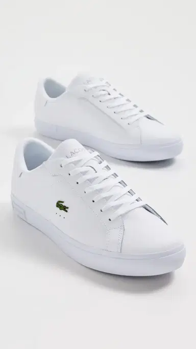 Lacoste Powercourt Sneakers White/White | Thumbnail 4 Lacoste Powercourt Sneakers White/White | Thumbnail 4