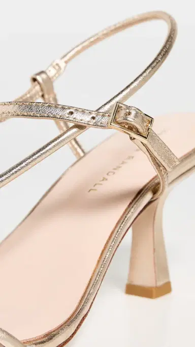 Loeffler Randall Triana Strappy Mid-Heel Sandals with Ball Champagne 8 | Thumbnail 6 Loeffler Randall Triana Strappy Mid-Heel Sandals with Ball Champagne 8 | Thumbnail 6