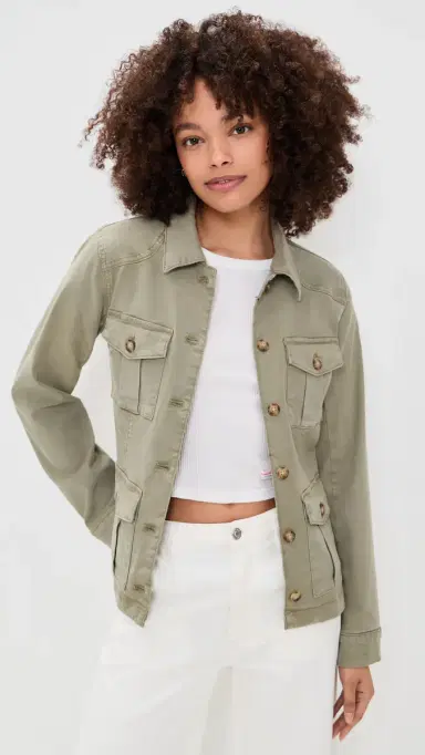 PAIGE tacey Jacket Vintage Oak Moss | Thumbnail 2 PAIGE tacey Jacket Vintage Oak Moss | Thumbnail 2