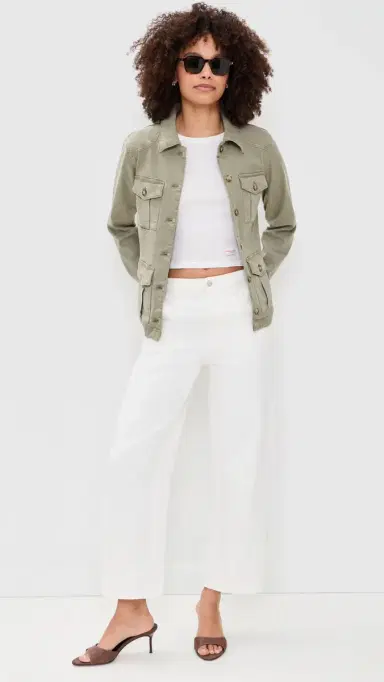 PAIGE tacey Jacket Vintage Oak Moss | Thumbnail 5 PAIGE tacey Jacket Vintage Oak Moss | Thumbnail 5
