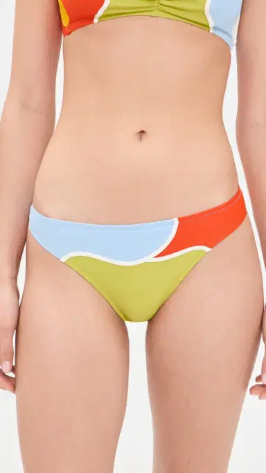 Solid & Striped The Teagan Bikini Bottoms Floral Color Block M | Thumbnail 2 Solid & Striped The Teagan Bikini Bottoms Floral Color Block M | Thumbnail 2
