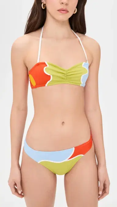 Solid & Striped The Teagan Bikini Bottoms Floral Color Block M | Thumbnail 4 Solid & Striped The Teagan Bikini Bottoms Floral Color Block M | Thumbnail 4