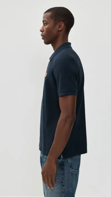 Maison Kitsuné Fox Head Patch Regular Polo Classic Navy | Thumbnail 4 Maison Kitsuné Fox Head Patch Regular Polo Classic Navy | Thumbnail 4