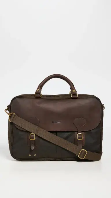 Barbour Wax Leather Briefcase | Thumbnail 2 Barbour Wax Leather Briefcase | Thumbnail 2