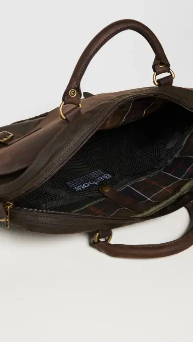 Barbour Wax Leather Briefcase | Thumbnail 6 Barbour Wax Leather Briefcase | Thumbnail 6