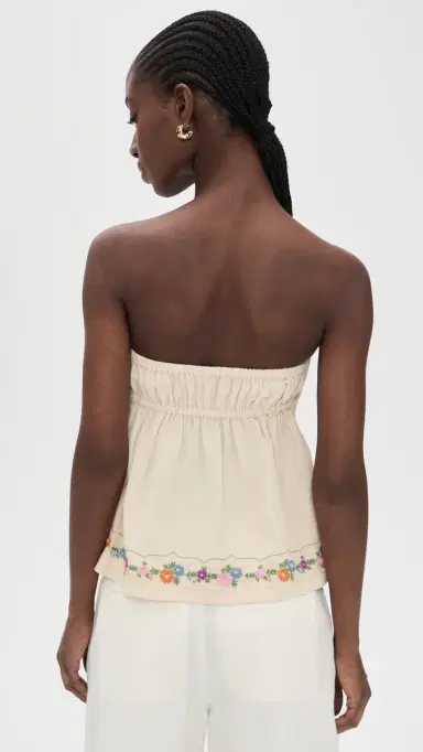 Free People Doily Days Tube Top Cream Combo | Thumbnail 3 Free People Doily Days Tube Top Cream Combo | Thumbnail 3
