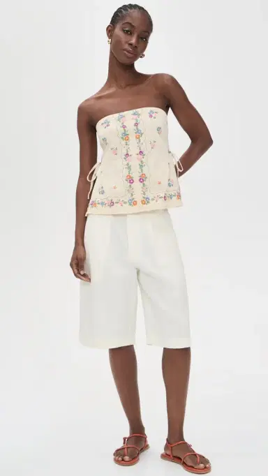 Free People Doily Days Tube Top Cream Combo | Thumbnail 5 Free People Doily Days Tube Top Cream Combo | Thumbnail 5