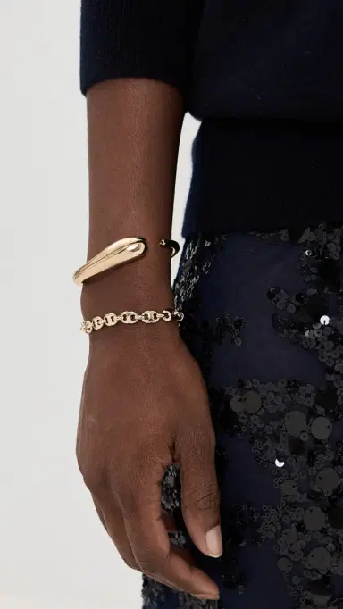 Tory Burch Delicate Gemini Link Bracelet | Thumbnail 3 Tory Burch Delicate Gemini Link Bracelet | Thumbnail 3