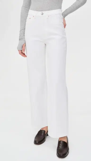 DL1961 Karmine Wide Leg SculptSystem Jeans White | Thumbnail 2 DL1961 Karmine Wide Leg SculptSystem Jeans White | Thumbnail 2