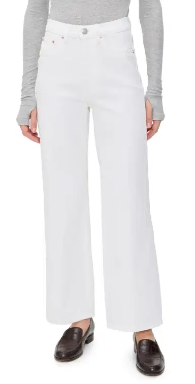 DL1961 Karmine Wide Leg SculptSystem Jeans White | Thumbnail 1 DL1961 Karmine Wide Leg SculptSystem Jeans White | Thumbnail 1