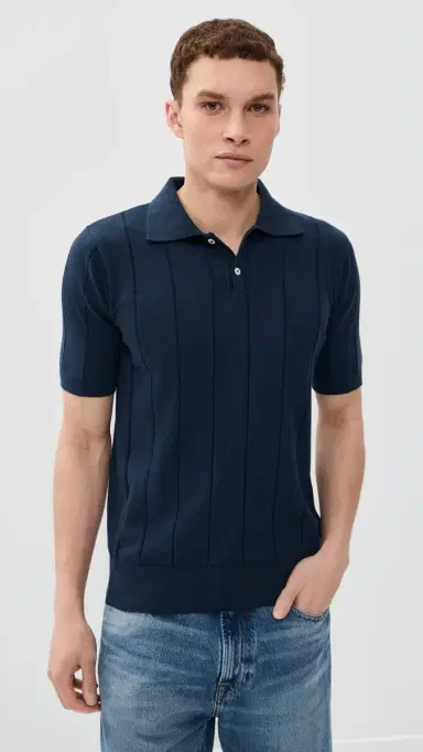 Far Afield Jacobs Knitted Polo | Thumbnail 2 Far Afield Jacobs Knitted Polo | Thumbnail 2