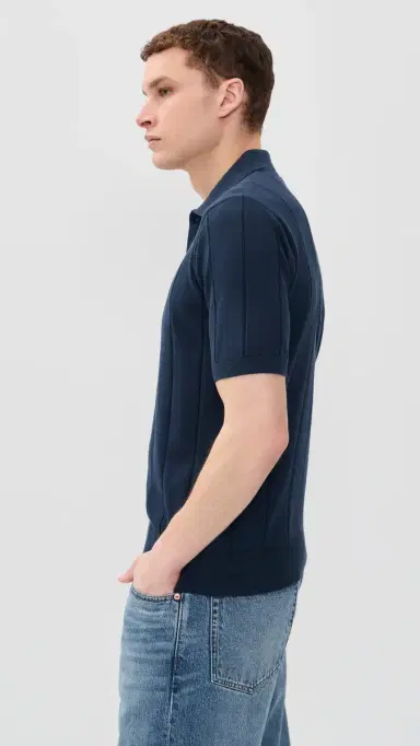 Far Afield Jacobs Knitted Polo | Thumbnail 4 Far Afield Jacobs Knitted Polo | Thumbnail 4
