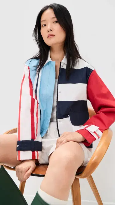 Rowing Blazers Nylon Utility Jacket Blue | Thumbnail 2 Rowing Blazers Nylon Utility Jacket Blue | Thumbnail 2