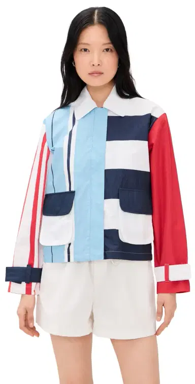 Rowing Blazers Nylon Utility Jacket Blue | Thumbnail 1 Rowing Blazers Nylon Utility Jacket Blue | Thumbnail 1