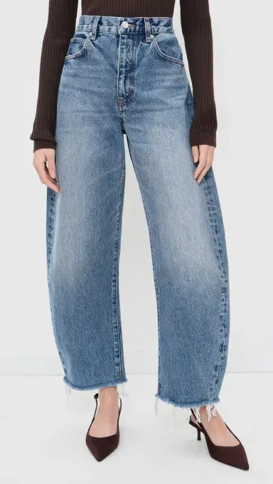 FRAME The Bubble Crop Jeans Rapture Raw Fray | Thumbnail 2 FRAME The Bubble Crop Jeans Rapture Raw Fray | Thumbnail 2