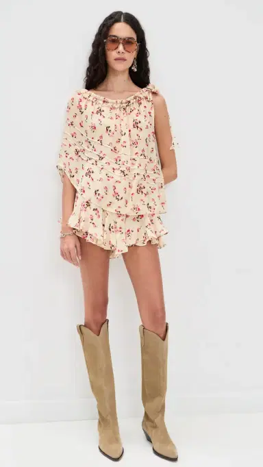 Isabel Marant Étoile Loeva Top Beige | Thumbnail 5 Isabel Marant Étoile Loeva Top Beige | Thumbnail 5