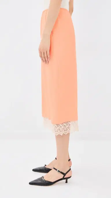 Simone Rocha Lace Trim Negligee Skirt Clementine | Thumbnail 4 Simone Rocha Lace Trim Negligee Skirt Clementine | Thumbnail 4