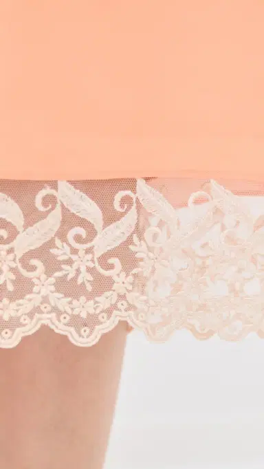 Simone Rocha Lace Trim Negligee Skirt Clementine | Thumbnail 6 Simone Rocha Lace Trim Negligee Skirt Clementine | Thumbnail 6