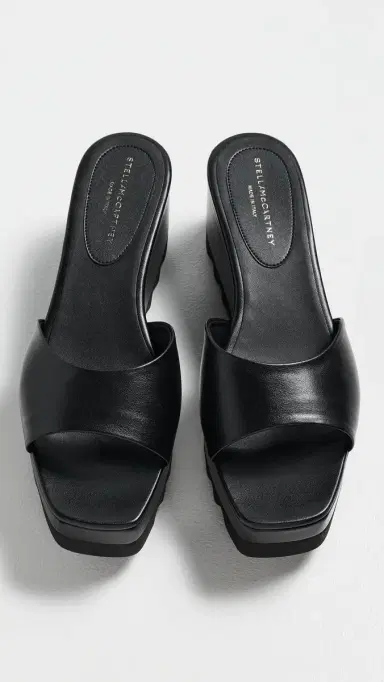 Stella McCartney Sneakelyse Alter Mat Wedge Slides Black | Thumbnail 5 Stella McCartney Sneakelyse Alter Mat Wedge Slides Black | Thumbnail 5