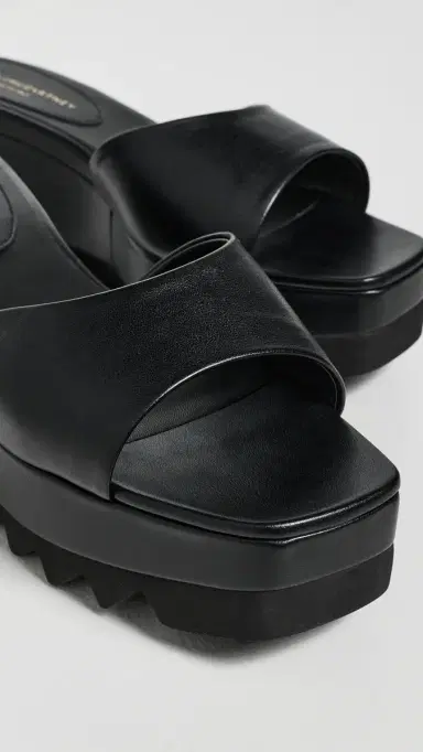 Stella McCartney Sneakelyse Alter Mat Wedge Slides Black | Thumbnail 6 Stella McCartney Sneakelyse Alter Mat Wedge Slides Black | Thumbnail 6