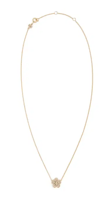 Tory Burch Forget Me Not Pavé Pendant Necklace | Thumbnail 6 Tory Burch Forget Me Not Pavé Pendant Necklace | Thumbnail 6