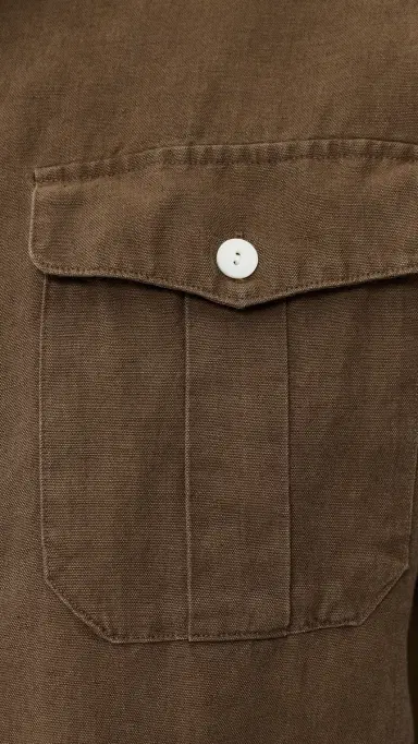Polo Ralph Lauren Original Label Silk Canvas Ranger Shirt Chestnut | Thumbnail 6 Polo Ralph Lauren Original Label Silk Canvas Ranger Shirt Chestnut | Thumbnail 6