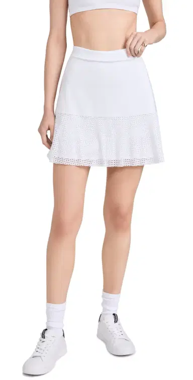 RLX Ralph Lauren 4-Way tretch Eyelet Flare kort Ceramic White | Thumbnail 1 RLX Ralph Lauren 4-Way tretch Eyelet Flare kort Ceramic White | Thumbnail 1