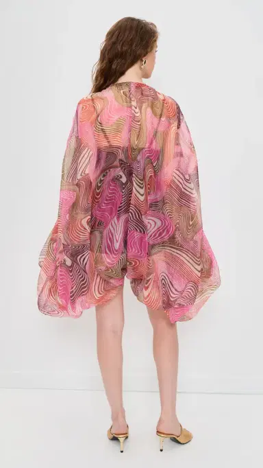 Andrea Iyamah Banda Bubble Romper Cordalt Print | Thumbnail 3 Andrea Iyamah Banda Bubble Romper Cordalt Print | Thumbnail 3