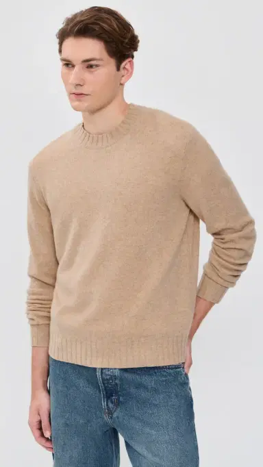 Madewell Set Wool Crew Pebble Stone | Thumbnail 2 Madewell Set Wool Crew Pebble Stone | Thumbnail 2