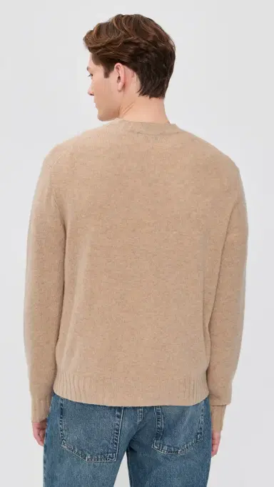 Madewell Set Wool Crew Pebble Stone | Thumbnail 3 Madewell Set Wool Crew Pebble Stone | Thumbnail 3