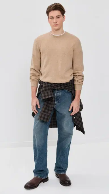 Madewell Set Wool Crew Pebble Stone | Thumbnail 5 Madewell Set Wool Crew Pebble Stone | Thumbnail 5