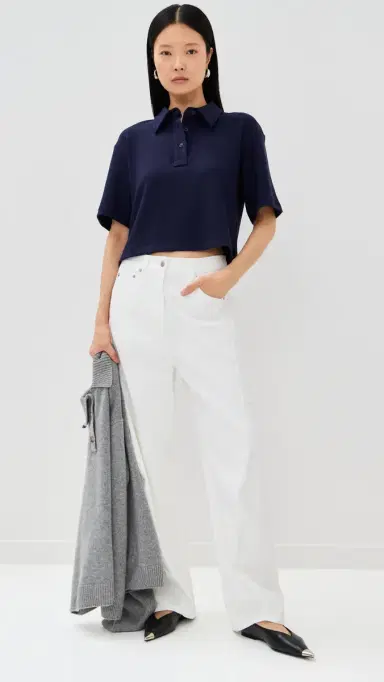 LE BOP Josephine Polo Top Navy S | Thumbnail 5 LE BOP Josephine Polo Top Navy S | Thumbnail 5