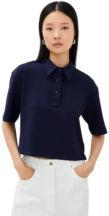 LE BOP Josephine Polo Top Navy S | Thumbnail 1 LE BOP Josephine Polo Top Navy S | Thumbnail 1