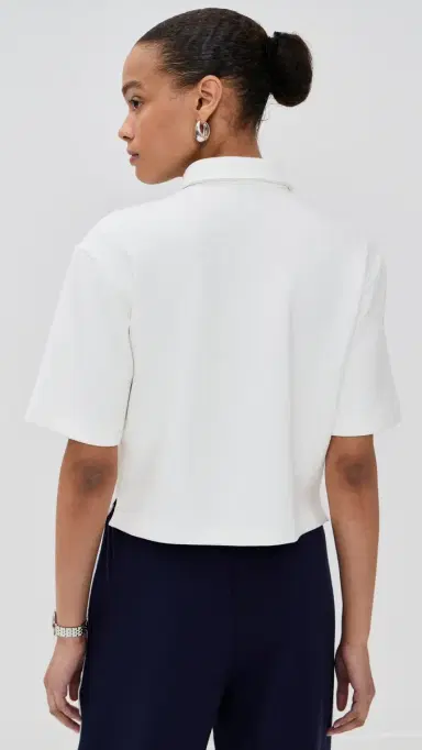 LE BOP Josephine Polo Top Ivory M | Thumbnail 3 LE BOP Josephine Polo Top Ivory M | Thumbnail 3