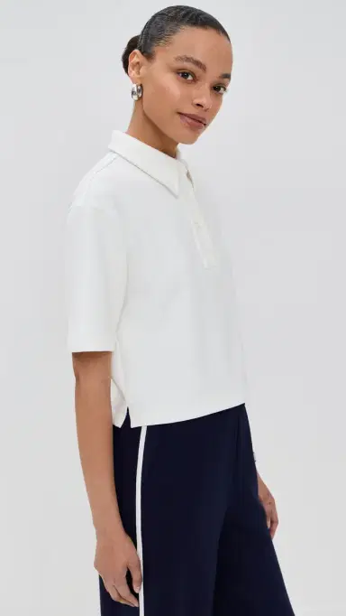 LE BOP Josephine Polo Top Ivory M | Thumbnail 4 LE BOP Josephine Polo Top Ivory M | Thumbnail 4