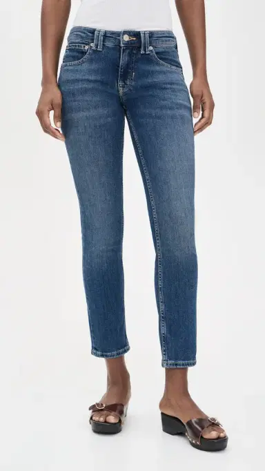 Free People Oracle Slim Straight Jeans Sky's the Limit | Thumbnail 2 Free People Oracle Slim Straight Jeans Sky's the Limit | Thumbnail 2