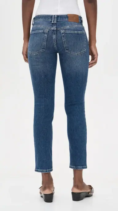 Free People Oracle Slim Straight Jeans Sky's the Limit | Thumbnail 3 Free People Oracle Slim Straight Jeans Sky's the Limit | Thumbnail 3