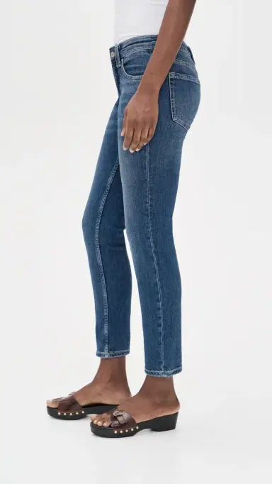 Free People Oracle Slim Straight Jeans Sky's the Limit | Thumbnail 4 Free People Oracle Slim Straight Jeans Sky's the Limit | Thumbnail 4