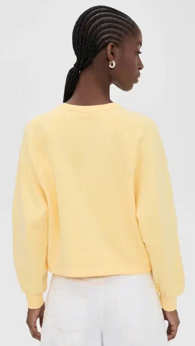 Ag Roselle Sweatshirt unlight Yellow | Thumbnail 3 Ag Roselle Sweatshirt unlight Yellow | Thumbnail 3