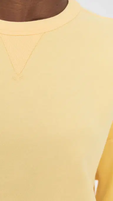 Ag Roselle Sweatshirt unlight Yellow | Thumbnail 6 Ag Roselle Sweatshirt unlight Yellow | Thumbnail 6