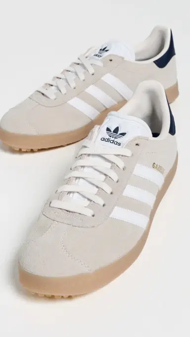 Adidas Golf Gazelle Spikeless Golf Shoes Chalk White/White/Night Indigo 9 | Thumbnail 4 Adidas Golf Gazelle Spikeless Golf Shoes Chalk White/White/Night Indigo 9 | Thumbnail 4