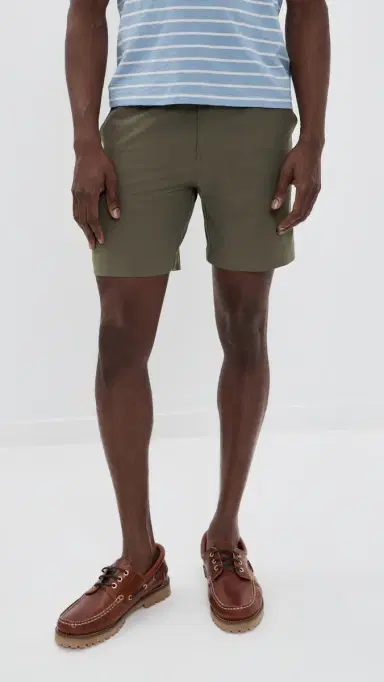 Faherty All Day Shorts 7 Surplus Olive | Thumbnail 2 Faherty All Day Shorts 7 Surplus Olive | Thumbnail 2