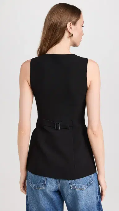 Aligne Leo Long Waistcoat Black | Thumbnail 3 Aligne Leo Long Waistcoat Black | Thumbnail 3