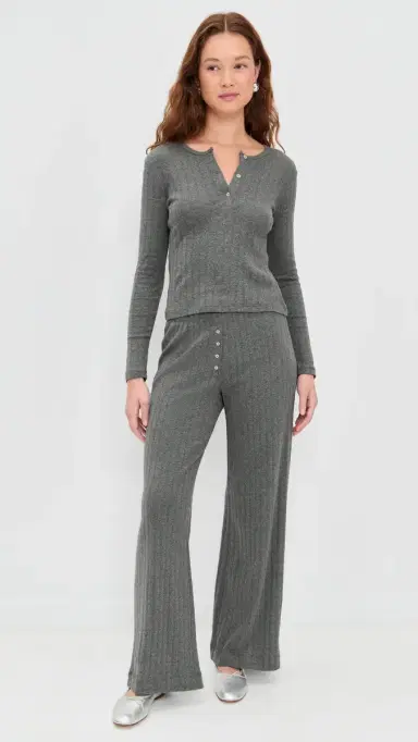 LESET Pointelle Boxer Pants | Thumbnail 5 LESET Pointelle Boxer Pants | Thumbnail 5