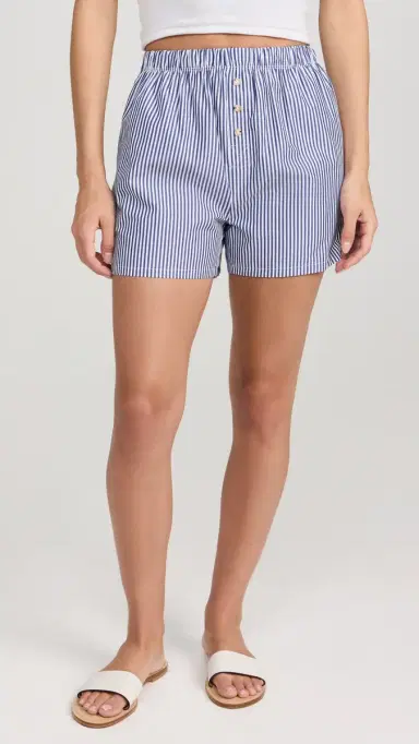 DONNI. The Stripe Pop Boxers Navy Stripe | Thumbnail 2 DONNI. The Stripe Pop Boxers Navy Stripe | Thumbnail 2